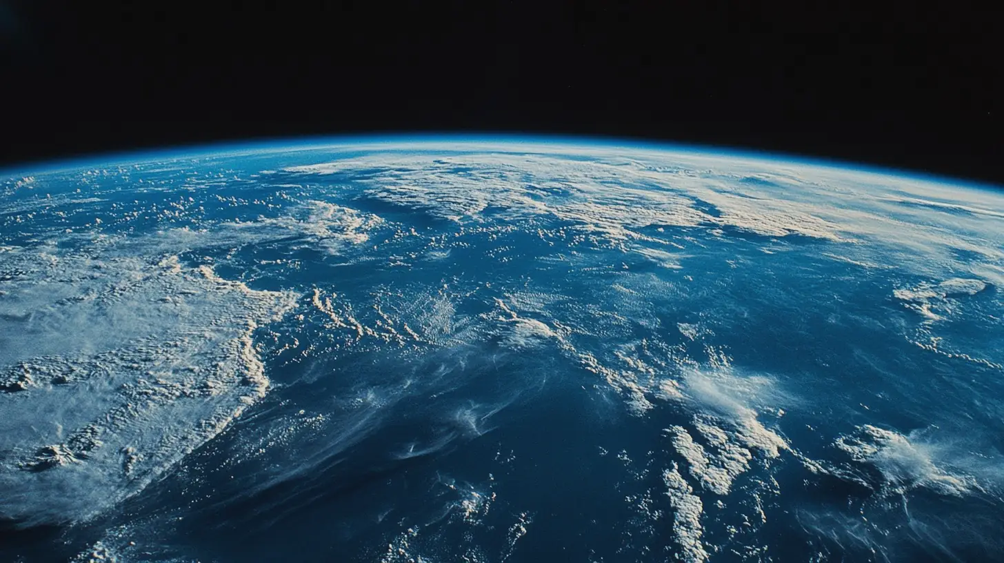 Illustration de la Terre vue de l'espace